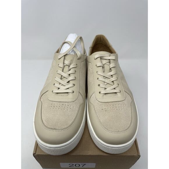 NISOLO Bria Go-To Court Sneaker Women's Size 9 Bone Leather Casual Preppy - Picture 2 of 10